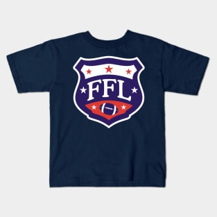 Fantasy Football League Shield Kids T-Shirt